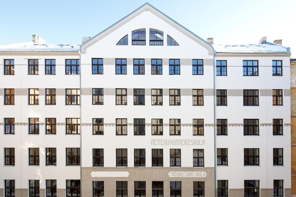 Designer Loft In The City Center Lejlighed Riga Eksteriør billede
